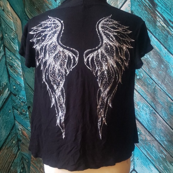 SOLD - Candy Rain Short Sleeve Cardigan- Size M - Picture 6 of 8